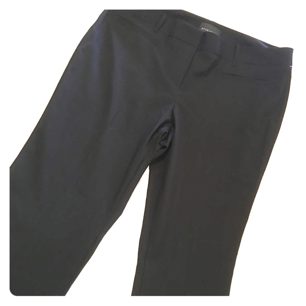 Black dress pants 75% poly, 23% rayon 2% spandex